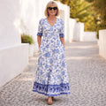 Ellie | Robe Florale Élégante avec une Ambiance Aérée