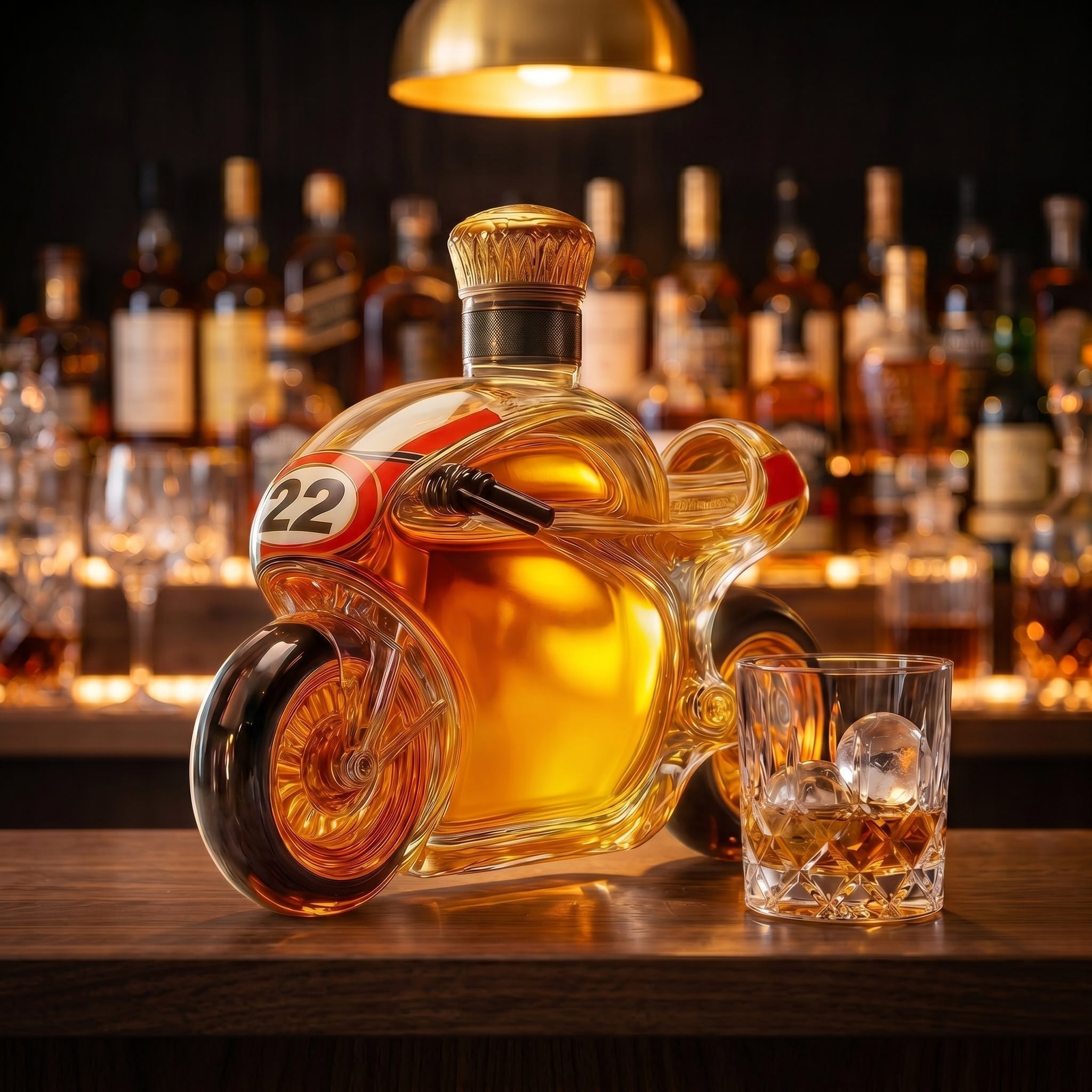 Moto Grand Prix Édition — Décanteur à Whisky