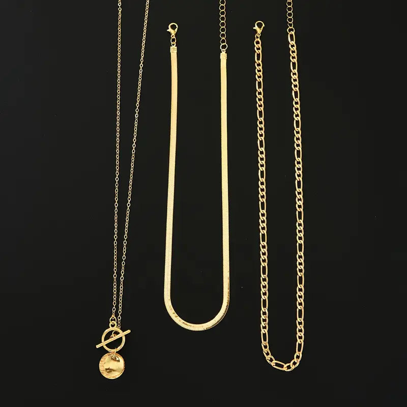 Collier élégant en texture dorée