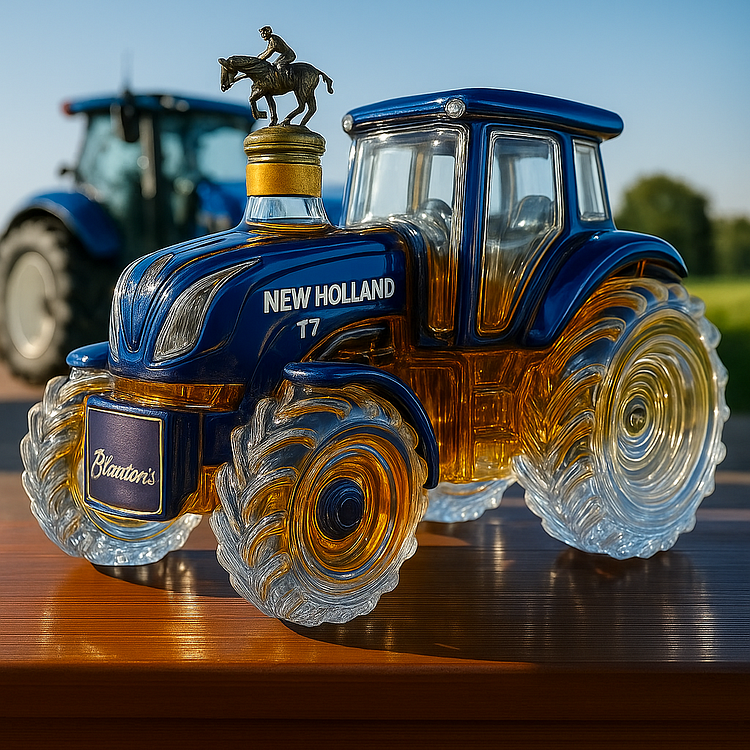 New Holland T7™ bouteille à whisky | Forme classique du tracteur