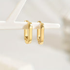 Aura | Boucles d'oreilles géométriques élégantes