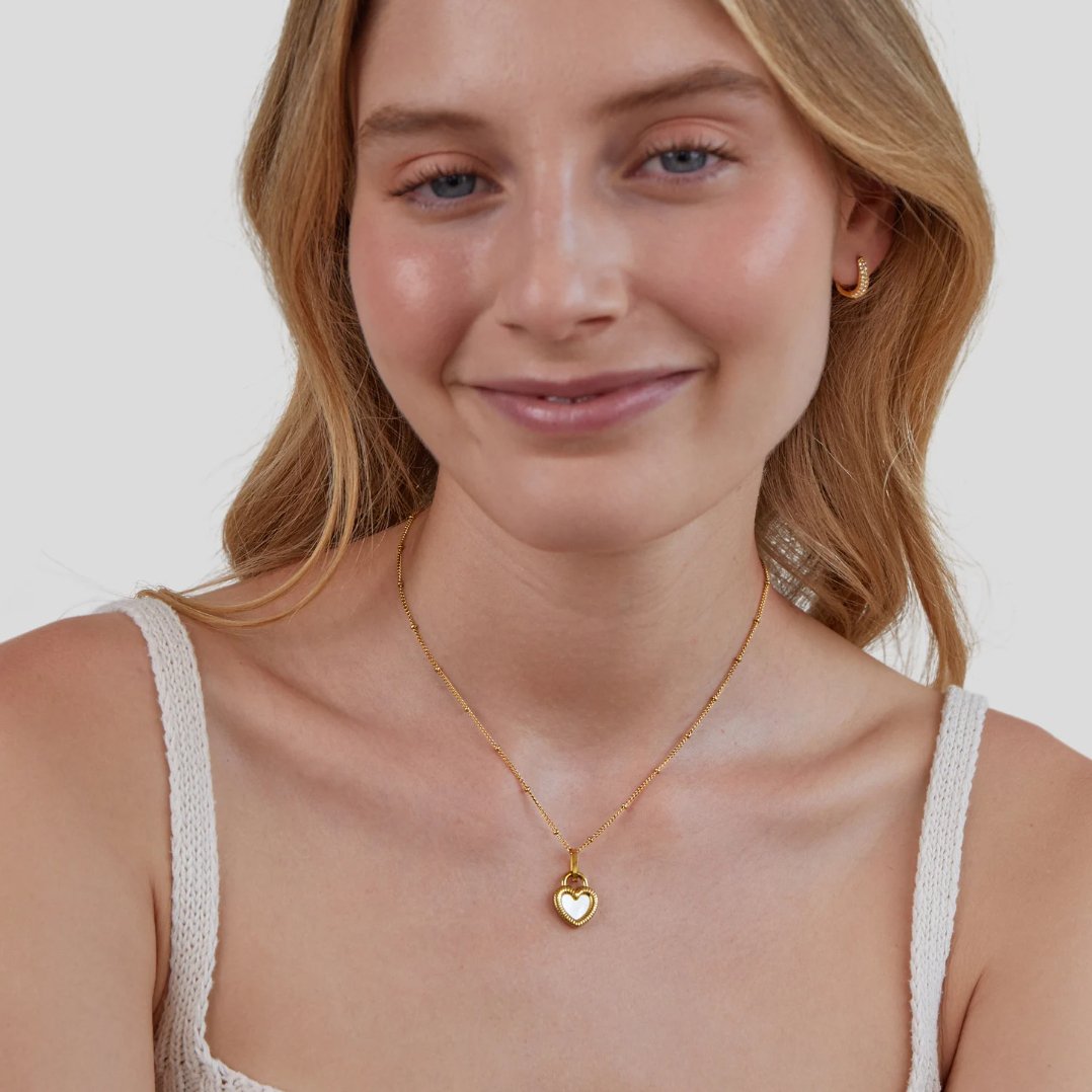 Collier Cœur Réversible