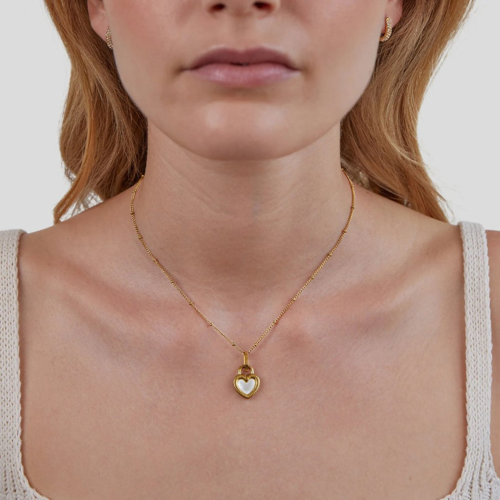 Collier Cœur Réversible