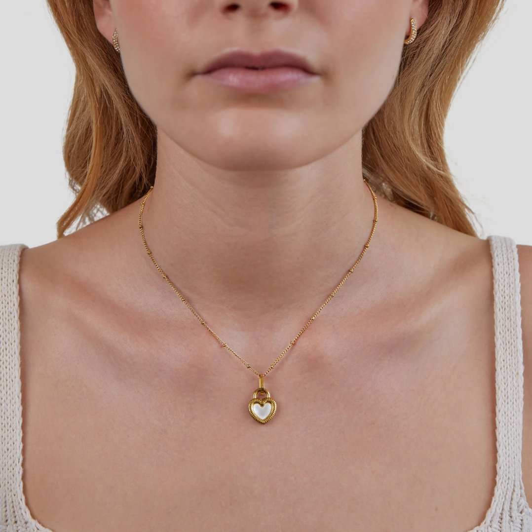 Collier Cœur Réversible