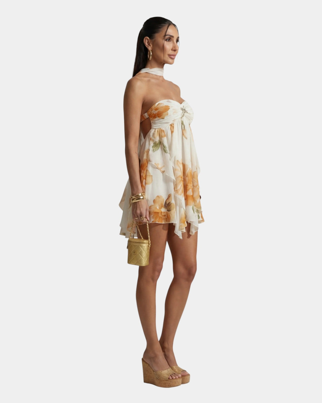 Lucienne | Robe Mini Femme Flora