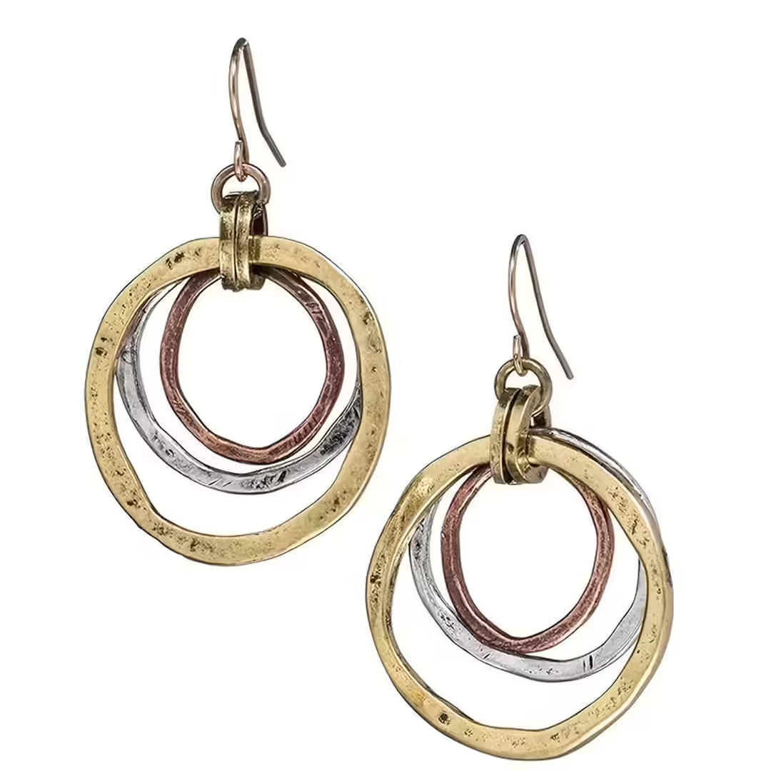 Boucles d'Oreilles Vintage en Aro Multicolore