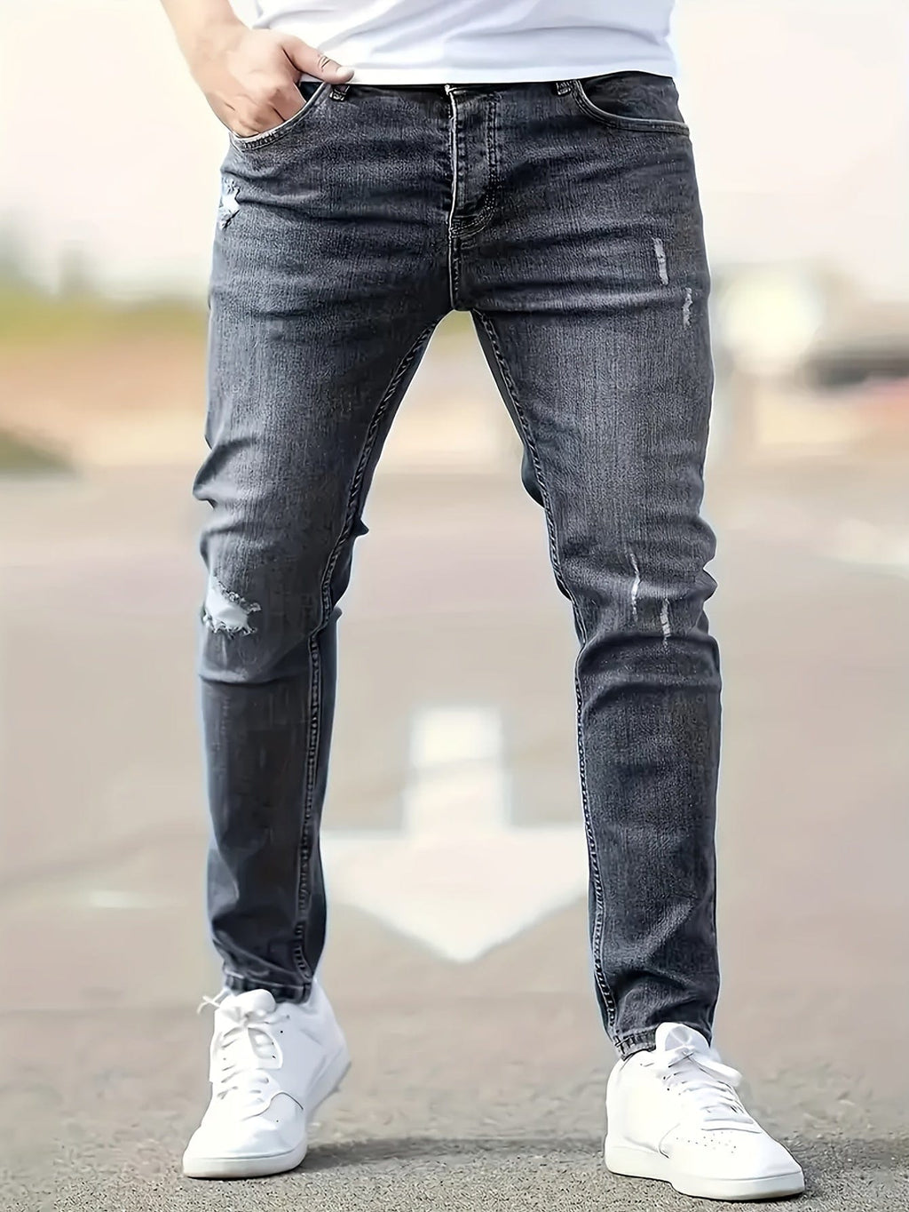 Alex | Jeans Slim Déchirés Tendance