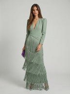 Salvia | Robe à franges