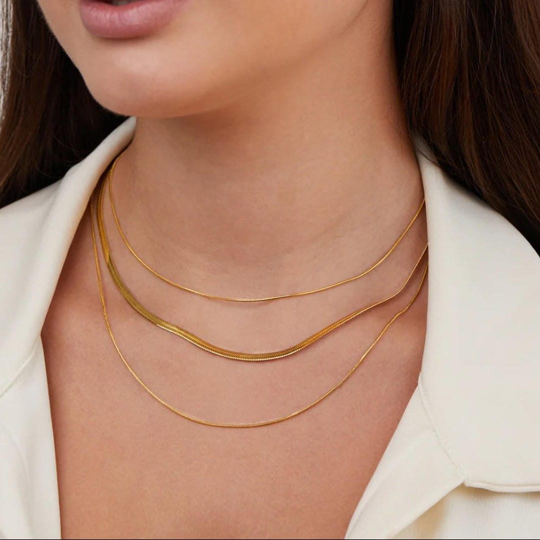 Esmée | Collier Multi-Couches en Or