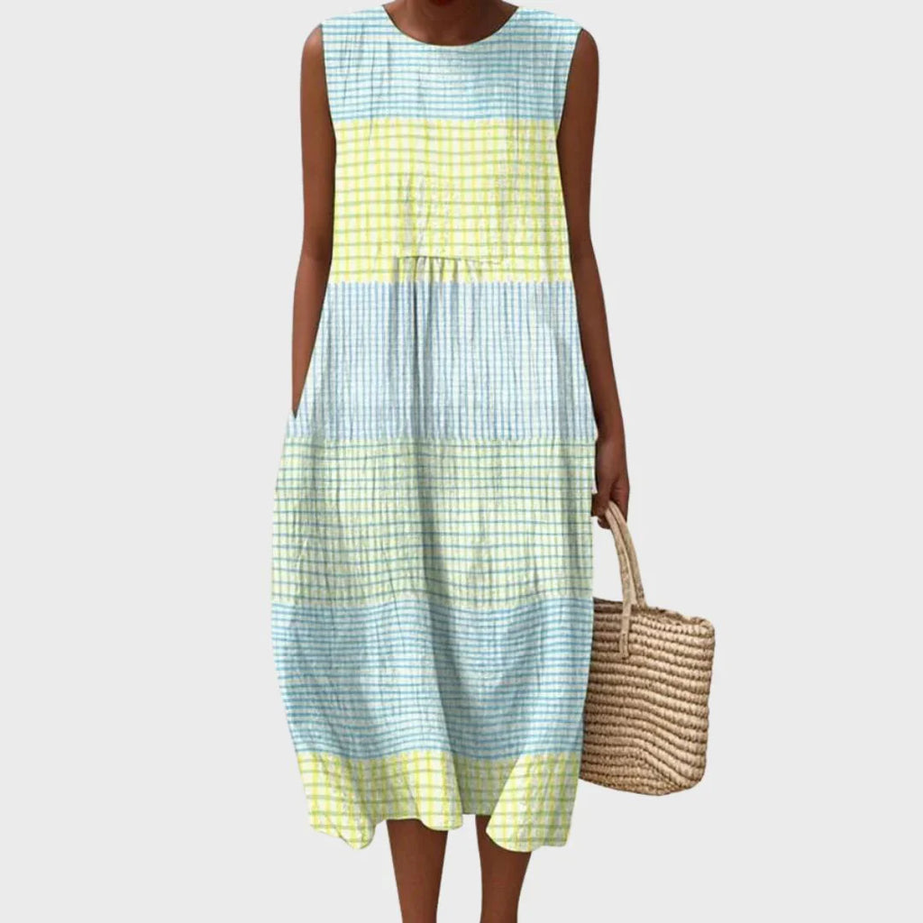 Louise | Robe Midi d'Été Confortable