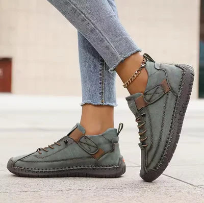 Gisela - Chaussures orthopédiques confortables effet peau