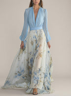 VERA | Robe longue à fleurs