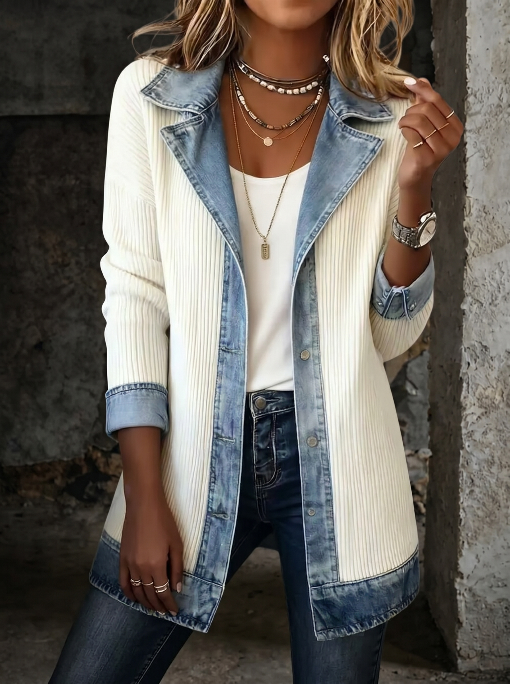 Emilia | Veste en jean mixte