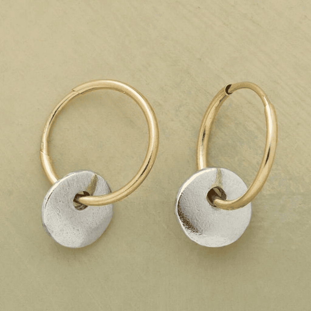 Boucles d'Oreilles Créoles Élégantes Fait Main
