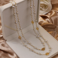 Collier Suspendu Intemporel avec Perle en Or