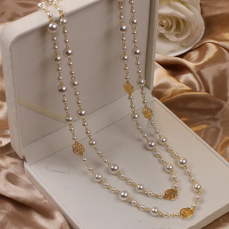 Collier Suspendu Intemporel avec Perle en Or