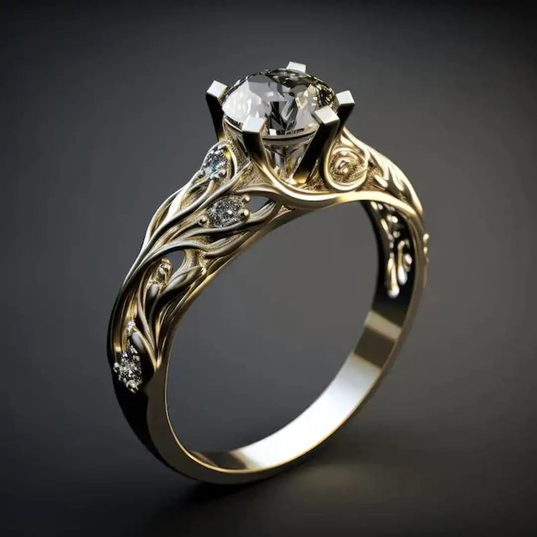 Bague Exquise en Zirconia Exotique