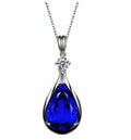 Collier avec Pendentif Saphir Infini