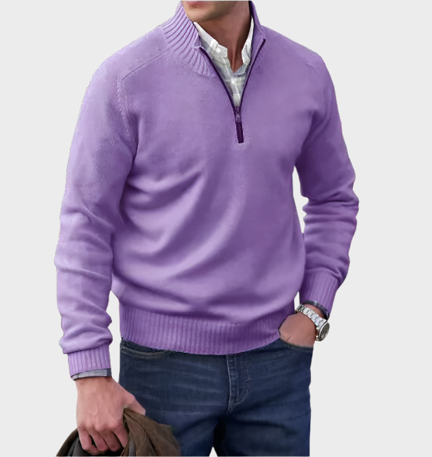 Malik | Pull Élégant Avec Zip