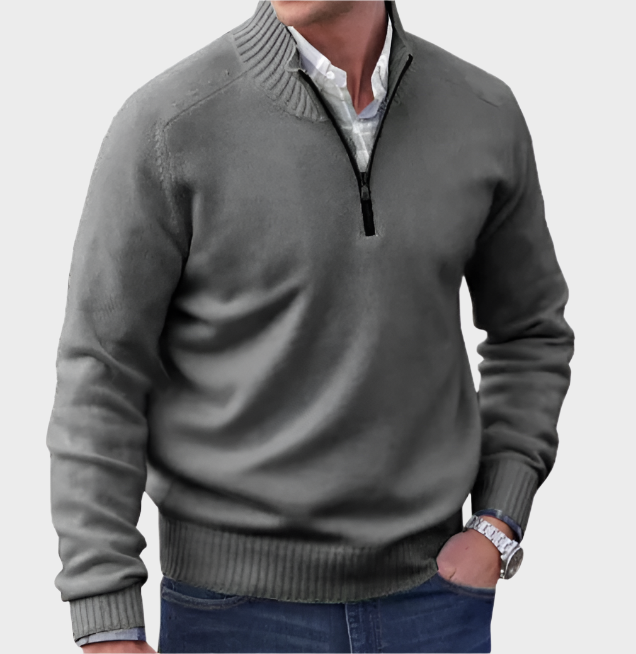 Malik | Pull Élégant Avec Zip