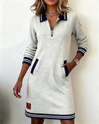 Sophie | Robe longue en coton élégante