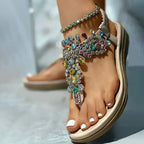Esmeralda - Sandales bijoux au design artisanal