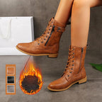 Silvia - Bottes avec soutien plantaire à bout rond