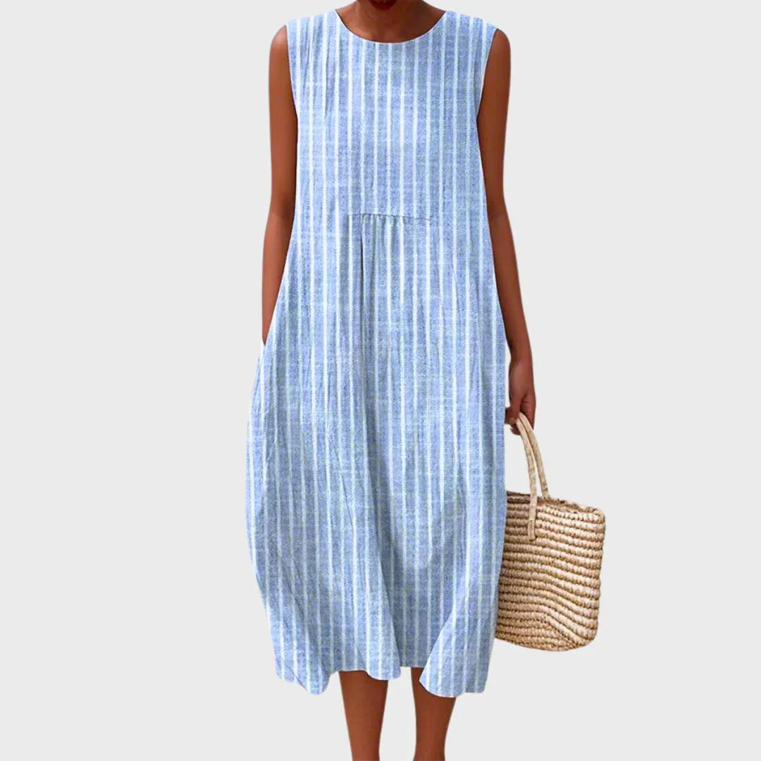 Larsson | Robe Midi Sans Manches Confortable