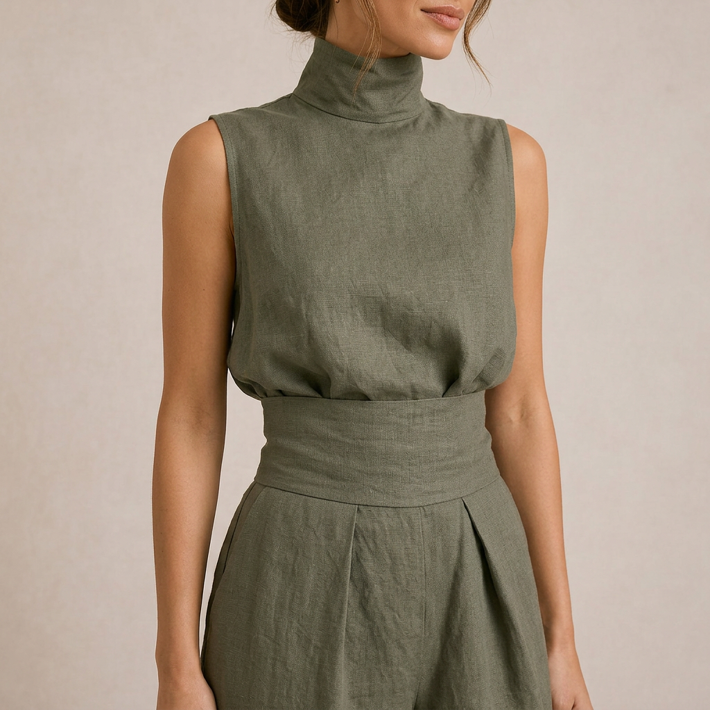ZIRELLA | Ensemble Minimal avec Pantalons Amples