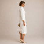 TIVARA | Robe Noire Avec Ceinture