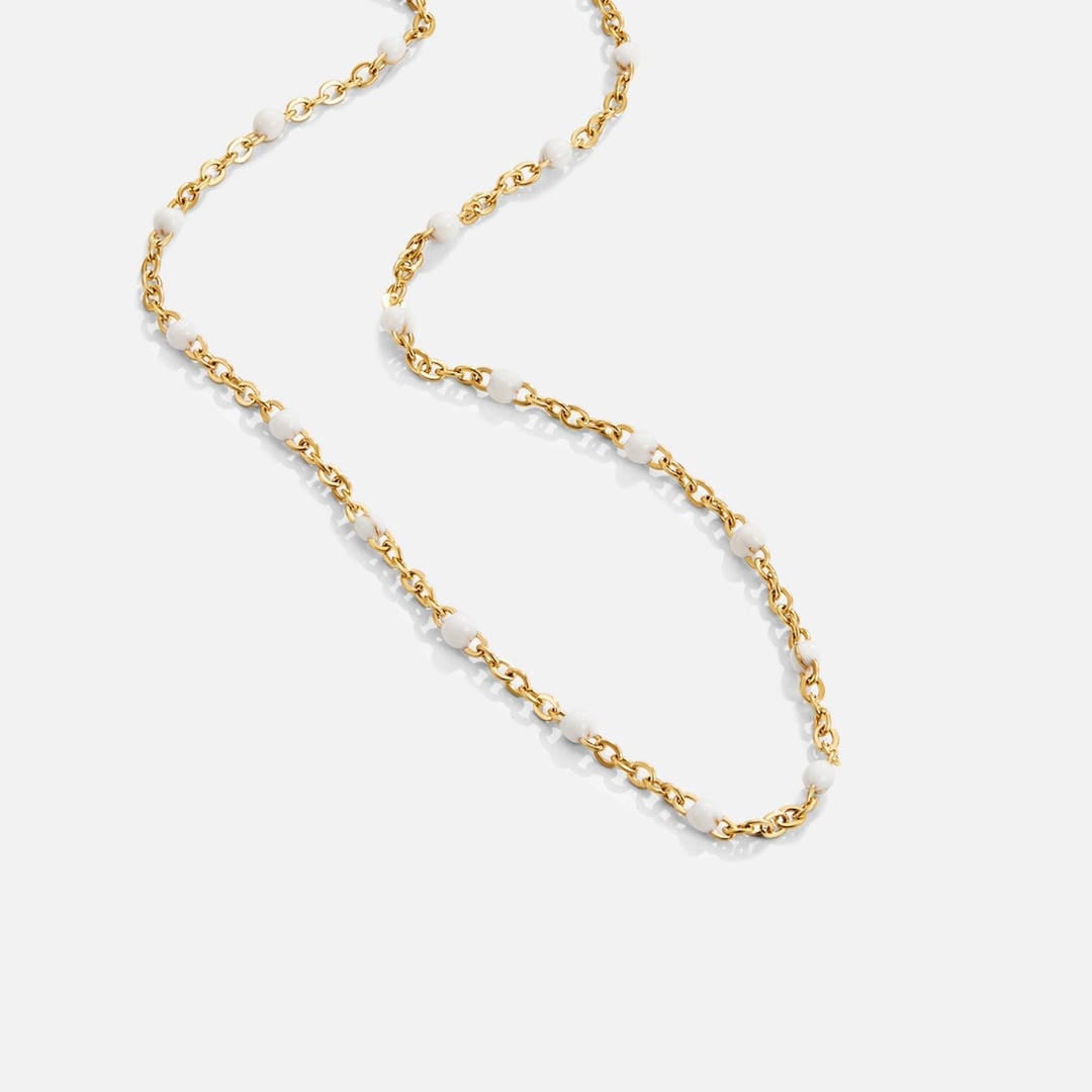 Solène | Collier de Perles Blanches Propre
