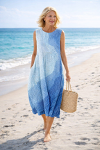 Sandra | Robe Midi Sans Manches Confortable