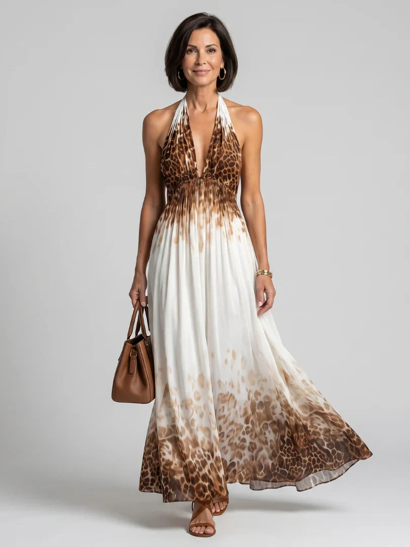Orlune | Robe Midi Plissée Blanche