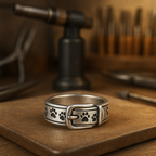 Charmante et élégante bague de collier inspirée des chiens