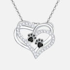 Collier en Cœur avec Zirconia de Hundtass