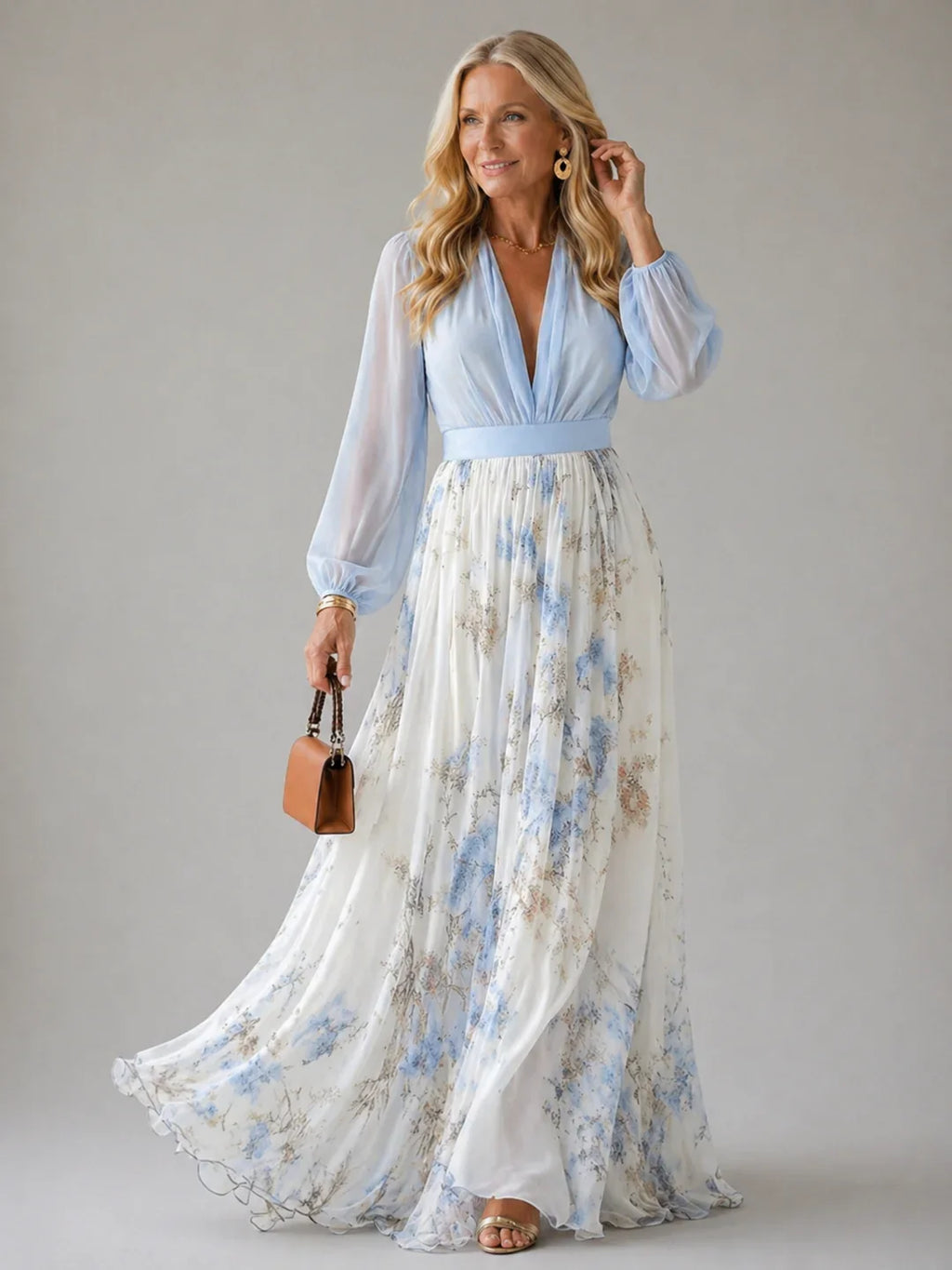 Peniel | Robe Maxi Florale Élégante