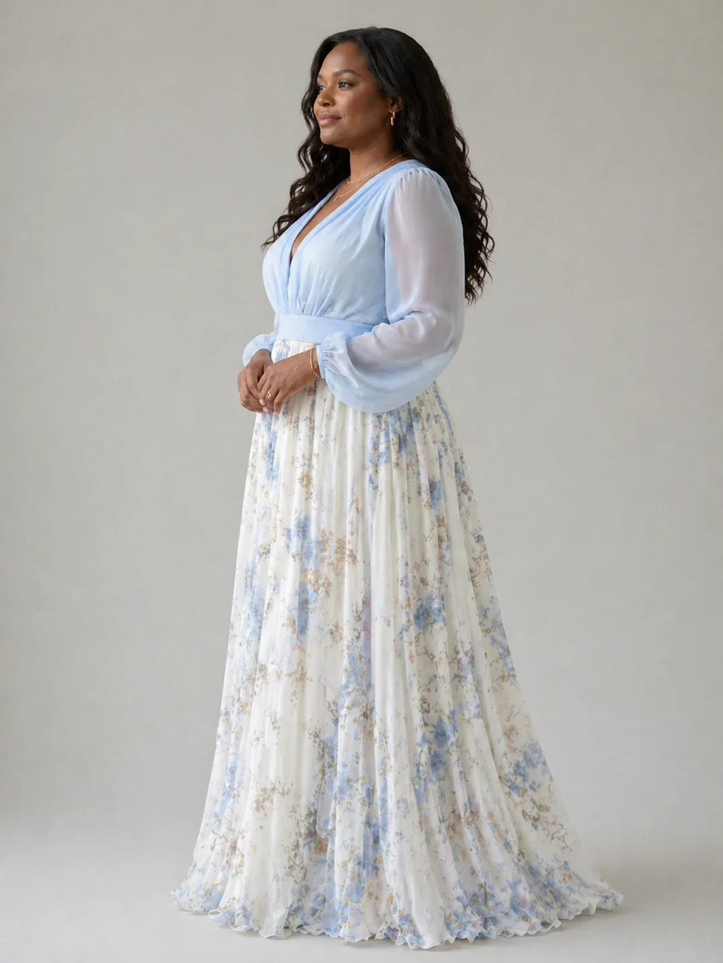 Peniel | Robe Maxi Florale Élégante