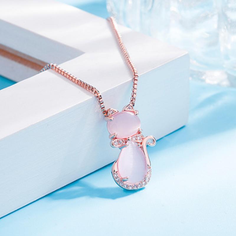 Collier pour chat Rosa avec zircon