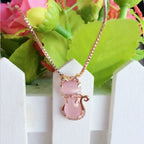 Collier pour chat Rosa avec zircon