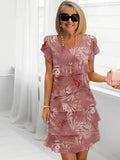 Deborah | Robe à volants Élégante Confort
