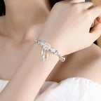 Bracelet en argent avec pendentif attrape-rêves