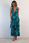 Eva | Robe midi avec volants