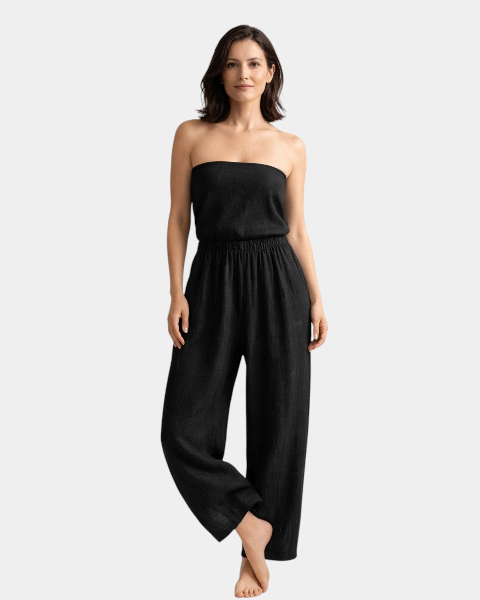 Alix | Pantalon en coton et lin