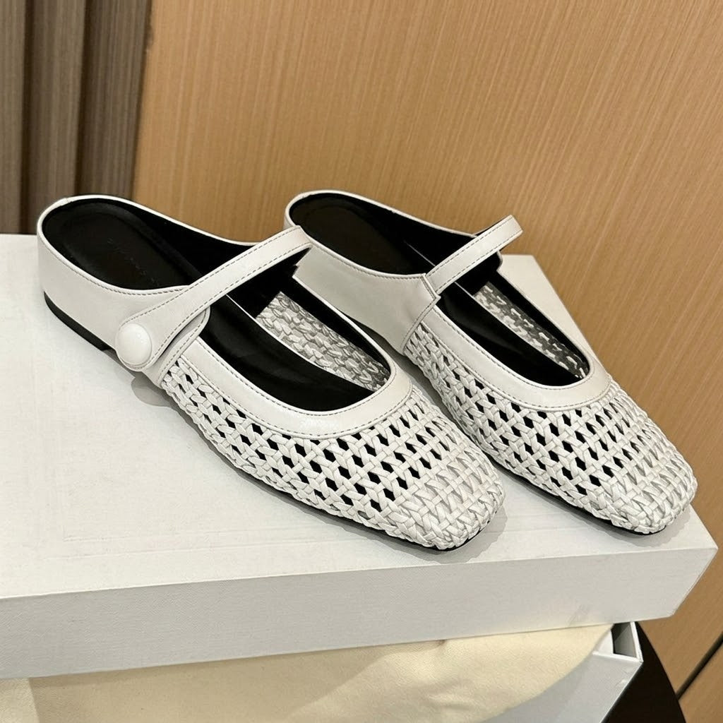 Bella | Mules Mary-Jane Sans Talon