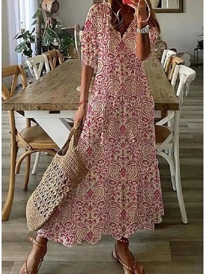 Felisa | Robe Midi de Style Boho Sans Effort