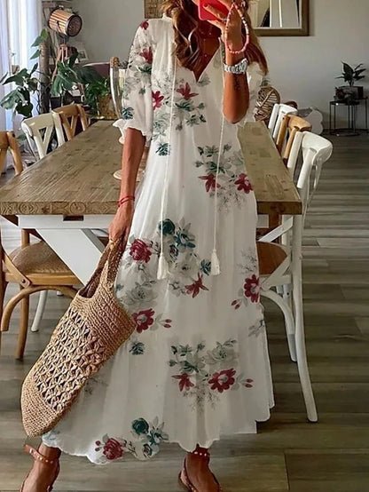 Felisa | Robe Midi de Style Boho Sans Effort