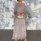 Lourdes | Robe longue fluide élégante