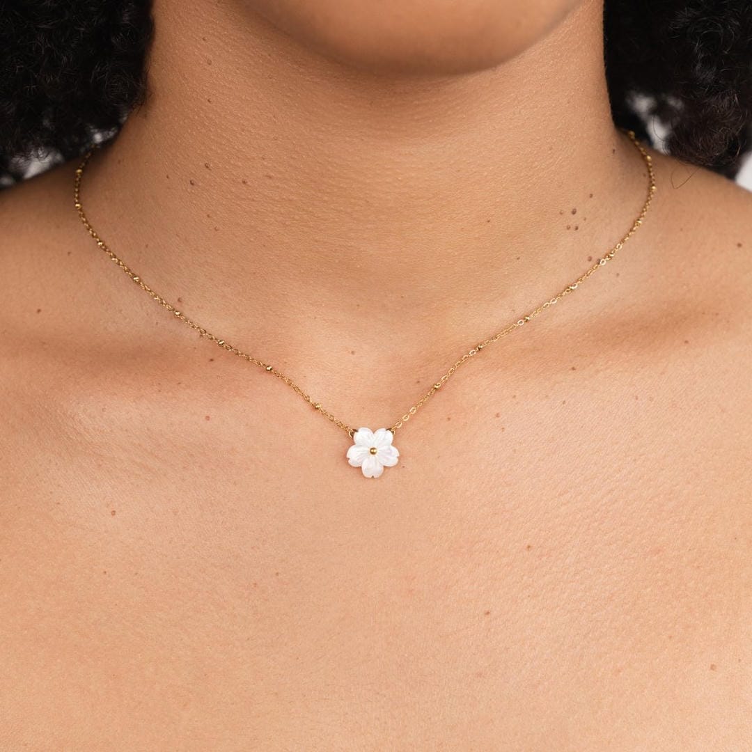 Laure | Collier Pendentif Fleur