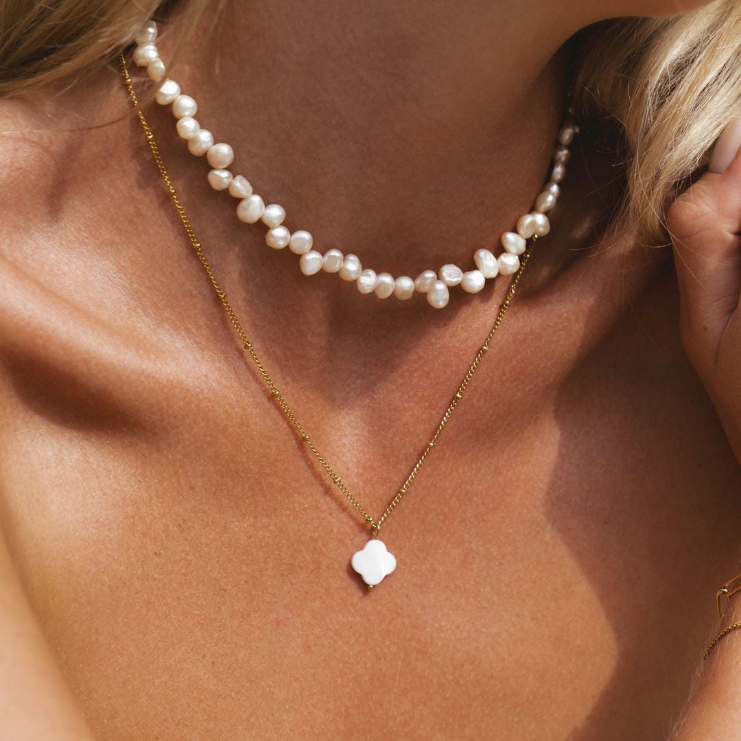 Isaline | Collier Pendentif Carreaux d'Été