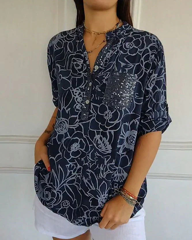 Saule | Blouse Élégante avec Poche